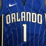 MAGIC McGRADY # 1 Blue Top Quality Hot Pressing NBA Jersey