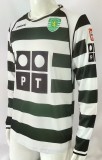 2001-2003 Sporting Lisbon Long Sleeve Retro Soccer Jersey