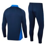 2024 AD Blue Half Pull Tracksuit