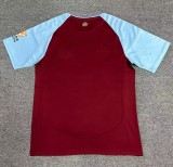 24-25 Aston Villa Home Fans Soccer Jersey