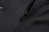22-23 Brazil Black Hoodie Jacket Tracksuit#F419
