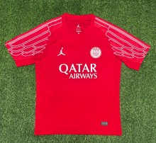 24-25 PSG Red Goalkeeper Fans Soccer Jersey
