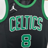 22-23 Celtics PORZINGIS #8 Black Top Quality Hot Pressing NBA Jersey (Trapeze Edition)