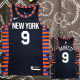 KNICKS BARRETT #9 Black Top Quality Hot Pressing NBA Jersey