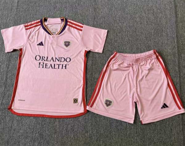 24-25 Orlando City Away Kids Soccer Jersey