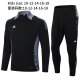 2024 AD Black Kids Half Pull Tracksuit