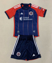 24-25 New England Revolution Home Kids Soccer Jersey