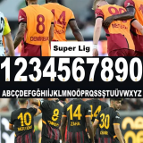 24-25 Galatasaray Away Kids Soccer Jersey