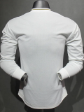 2019-2020 RMA Home Player Version  Long Sleeve Retro Soccer Jersey 长袖球员