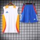 2024 AD White Tank Top And Shorts Suit