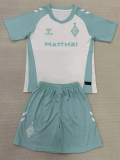 24-25 Werder Bremen Away Kids Soccer Jersey