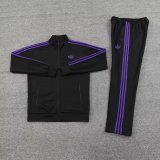 2024 AD Black Jacket Tracksuit