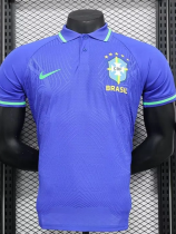 24-25 Brazil Blue Special Edition Player Version Soccer Jersey