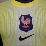 25-26 France Yellow Special Edition Player Version Soccer Jersey