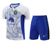 24-25 INT White Training Short Suit