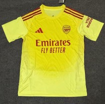 25-26 ARS Light Yellow GoalKeeper Fans Soccer Jersey