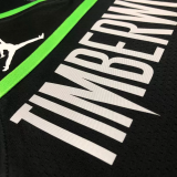 22-23 TIMBERWOLVES ROSE #25 Black Top Quality Hot Pressing NBA Jersey (Trapeze Edition)