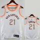 23-24 Sa Spurs DUNCAN #21 White City Edition Top Quality Hot Pressing NBA Jersey
