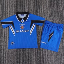 1996-1998 Man Utd Third Retro Kids Soccer Jersey