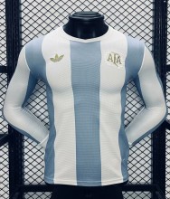 24-25 Argentina 50th Commemorative Edition  Long sleeves Player Version Soccer Jersey