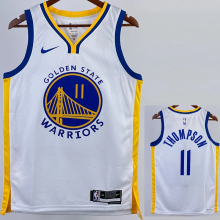 22-23 WARRIORS THOMPSON #11 White Top Quality Hot Pressing NBA Jersey