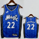 23-24 Magic WAGNER #22 Dark Blue Top Quality Hot Pressing NBA Jersey (Retro Logo)(V领)