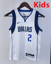 2023 Dallas Mavericks IRVING#2 White Home Top Quality Hot Pressing Kids NBA Jersey