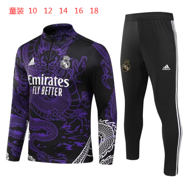 24-25 RMA High Quality Kids Half Pull Tracksuit