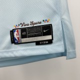 24-25 SA Spurs SOCHAN #10 Light blue City Edition Top Quality Hot Pressing NBA Jersey