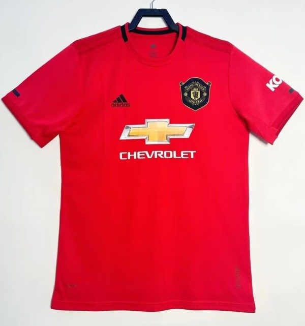2019-2020 Man Utd Home Retro Soccer Jersey