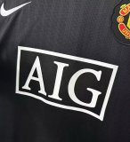 RONALDO 7 #2007-2008 Man Utd Third League Edition Retro Soccer Jersey(联赛版 带双臂章)
