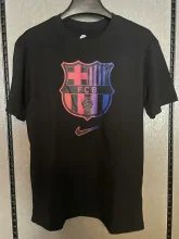 25-26 BAR Black High Quality Casual T-Shirt
