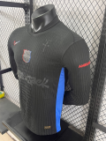 24-25 BAR Away Limited Edition Long Sleeve Player Version Soccer Jersey (Print Cactus Jack)灰