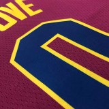 CLEVELAND LOVE # 0 Top Quality Hot Pressing NBA Jersey