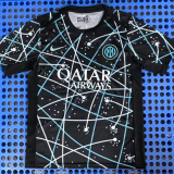 25-26 INT Blue Black Training shirts