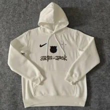 25-26 BAR White Hoody (加绒)黑标