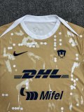 25-26 Pumas UNAM Yellow Training Shirts