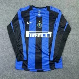 2004-2005 INT Home Long sleeves Retro Soccer Jersey