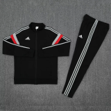 2025 AD Black Jacket Tracksuit