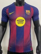 25-26 BAR Home Player Version Soccer Jersey