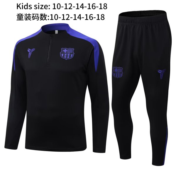 25-26 BAR High Quality Kids Half Pull Tracksuit