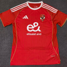 25-26 AL AHLY SC Home Fans Soccer Jersey 1:1 Thai Quality