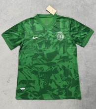 25-26 Sporting Lisbon Green Fans Soccer Jersey 1:1 Thai Quality