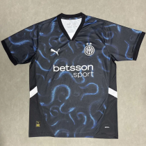 25-26 INT Black Special Edition Training shirts 1:1 Thai Quality (蛇纹)