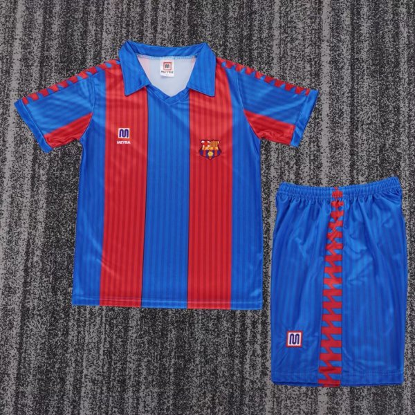 1989-1992 BAR Home Retro Kids Soccer Jersey
