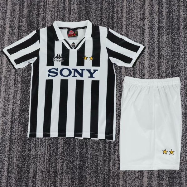 1995-1997 JUV Home Retro Kids Soccer Jersey