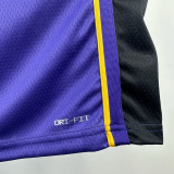 22-23 Lakers DONCIC #77 Purple Top Quality Hot Pressing NBA Jersey (Trapeze Edition) 飞人版