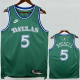 25-26 Dallas Mavericks RUSSELL #5 Green Retro Top Quality Hot Pressing NBA Jersey