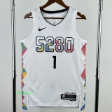 24-25 Nuggets PORTERJR. #1 White City Edition Top Quality Hot Pressing NBA Jersey