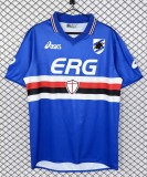 2003-2004 Sampdoria Home Retro Soccer Jersey
